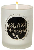 Harry Potter: Mischief Managed Glass Votive Candle