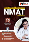 NMAT 15 Practice Sets and Solved Papers Book for 2021 Exam with Latest Pattern and Detailed Explanation by Rama Publishers