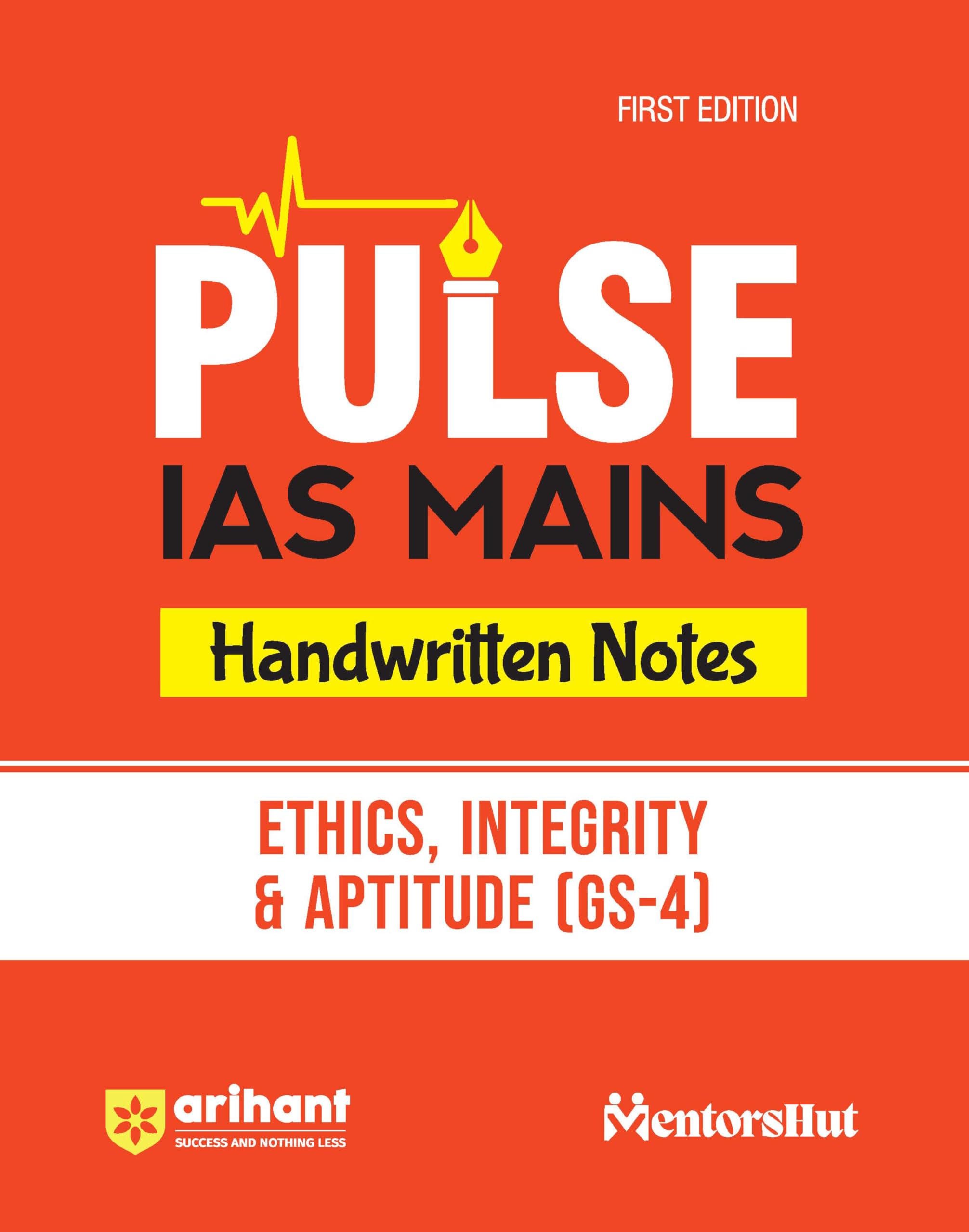 (OLD EDITION) PULSE HAND WRITEN NOTES ETHICS INTEGRITY