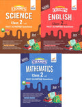 Olympiad Champs Science, Mathematics, English Class 2 With Past Questions 3Rd Edition (Set Of 3 Books)