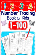 1100 Number Tracing Book for Kids