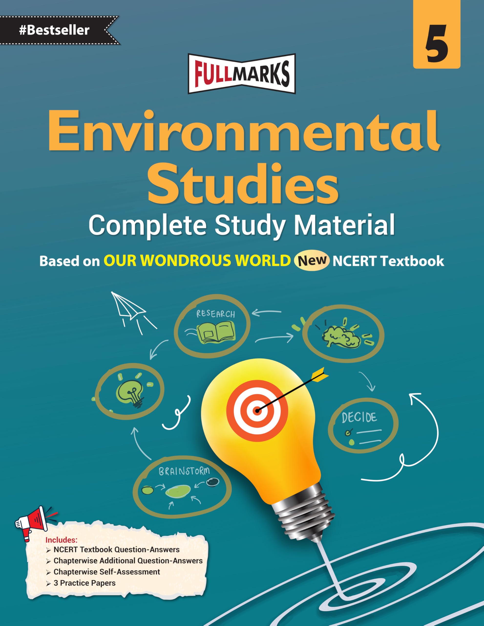 Full Marks Complete Study Material  Environmental Studies Class 5 for CBSE 2026 Exams | New Edition as per Latest NCERT Textboo