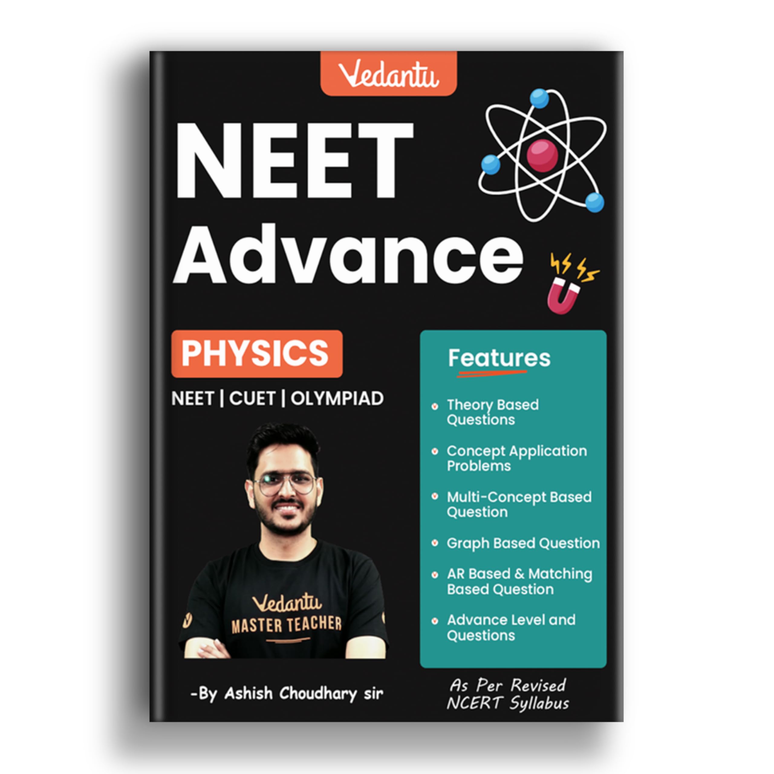 Vedantu NEET Advance Physics Question Book | NEETUG 2026, CUET & Olympiad Prep | NCERTBased Topicwise MCQs, Theory, Graphs, A/