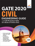 Gate 2020 Civil Engineering Guide With 10 Practice Sets (6 In Book + 4 Online) 7Th Edition