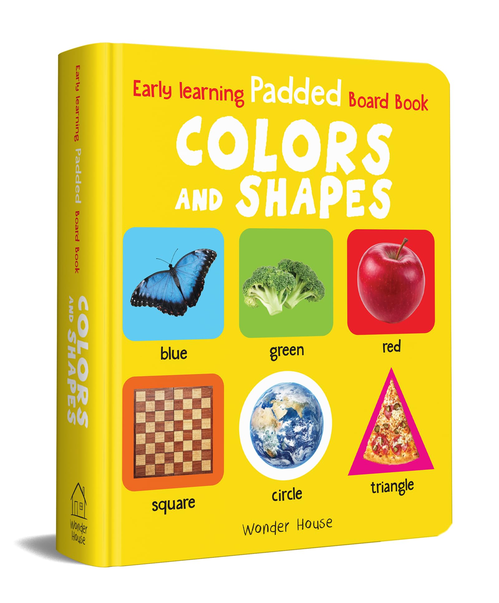 Early Learning Padded Book Of Colors And Shapes: Board Book For Kids | Learn Basic Colours And Common Shapes With Bright, Engagi