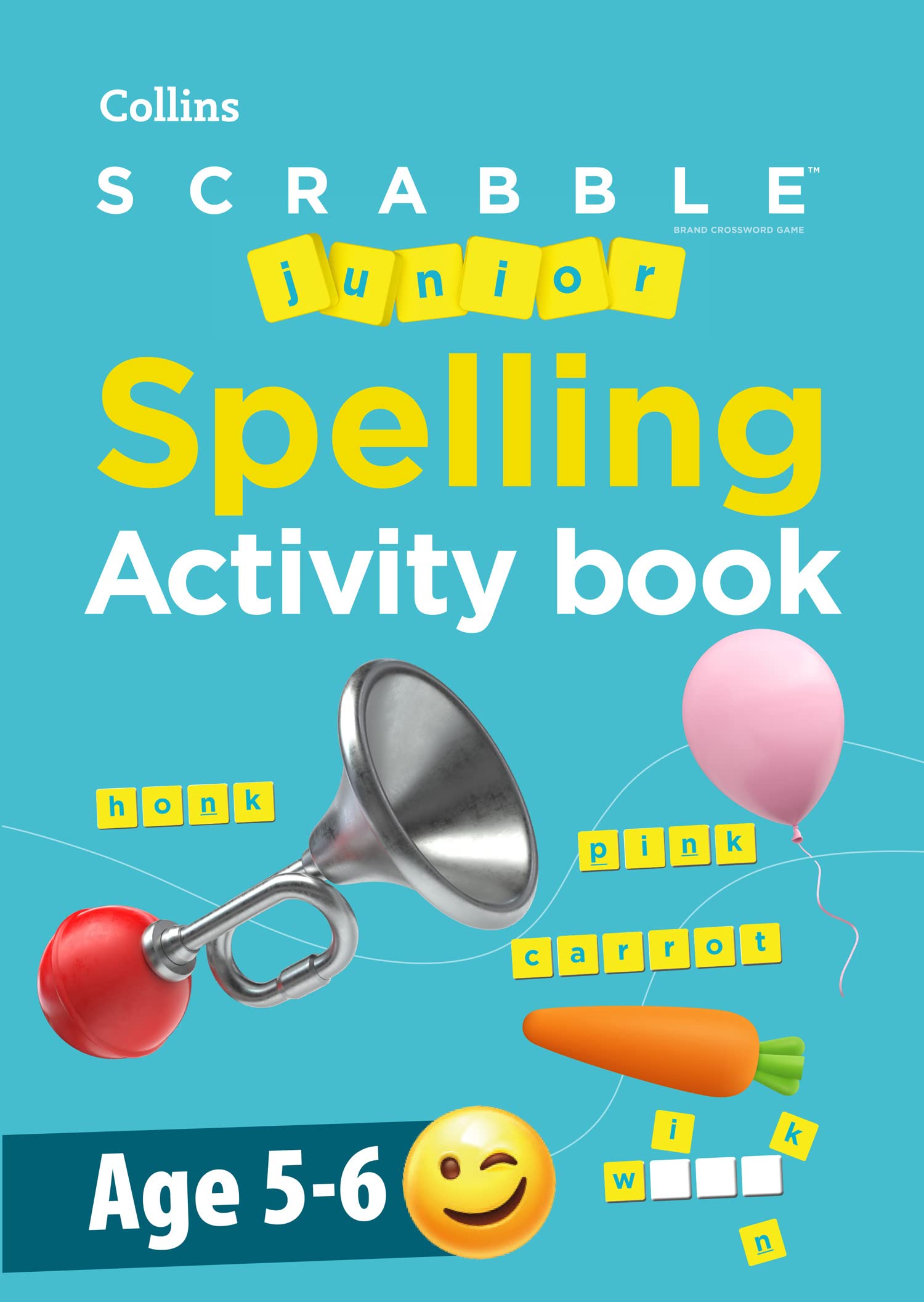 SCRABBLE (TM) Junior Spelling Activity book Age 56