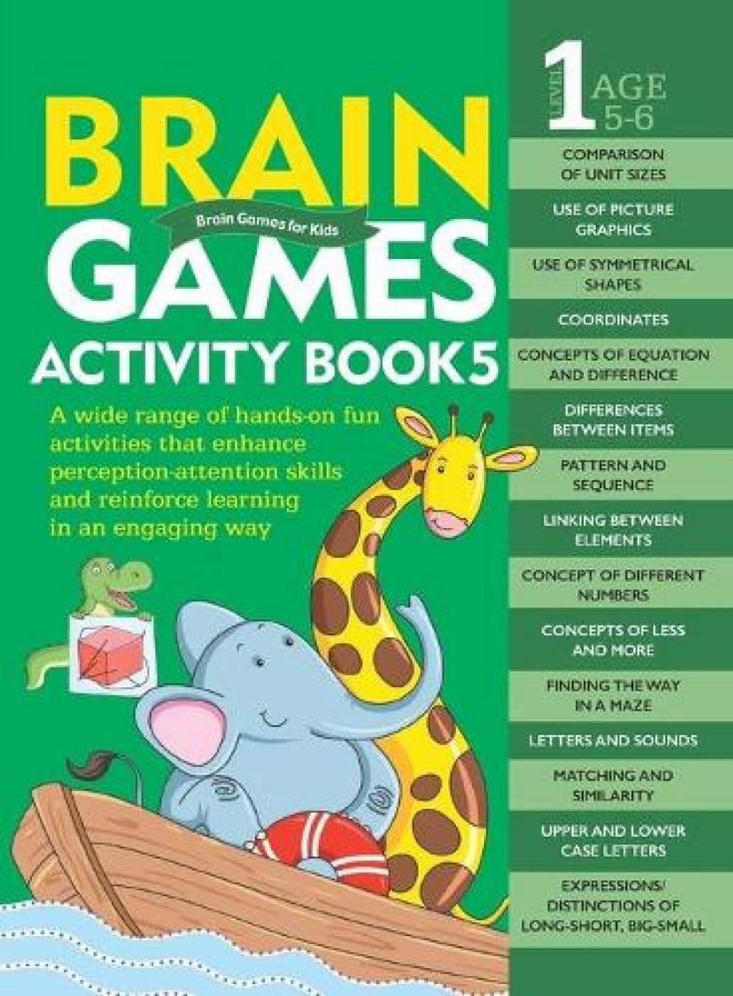 Activity Book : Brain Games for Kids : Brain Games Activity Book Level 1 : Book5