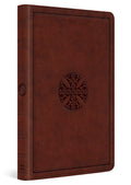 ESV Value Thinline Bible (TruTone, Brown, Mosaic Cross Design)