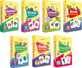 Gurukanth Premium 7In1 Brain Boosting NonTearable Flash Cards For Kids | 196 Laminated Cards | 1+ Years | Early Learning Mont
