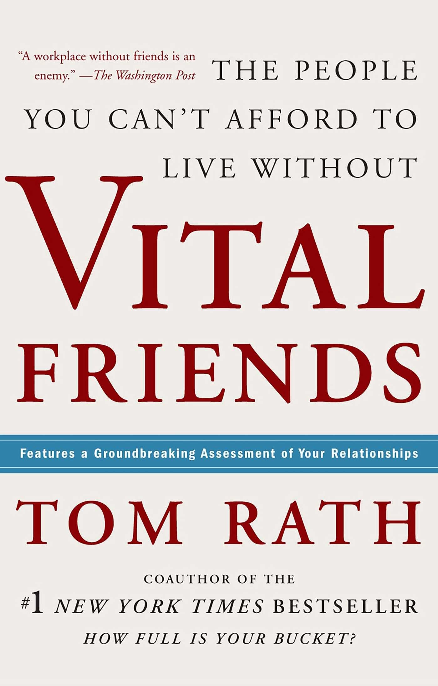Vital Friends: The People You Cant Afford to Live Without