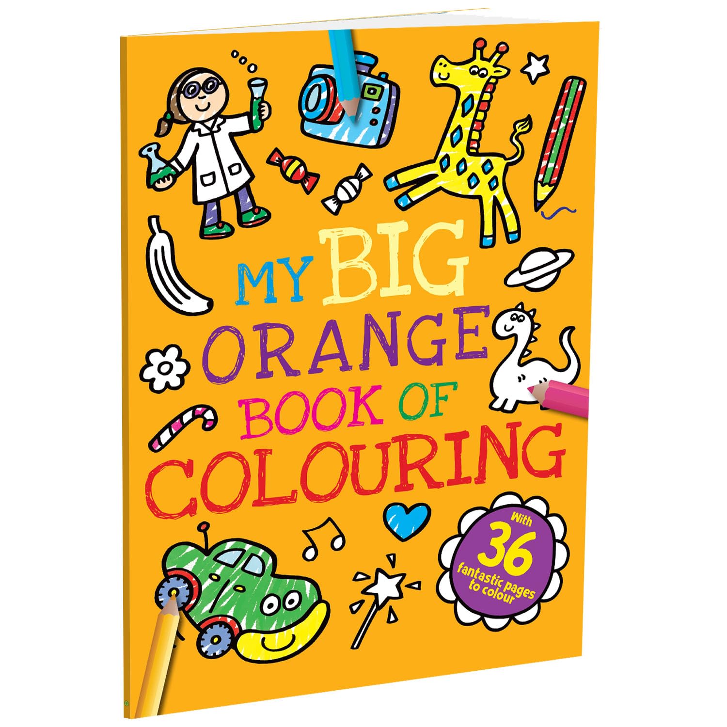 My Big Orange Book Of Colouring