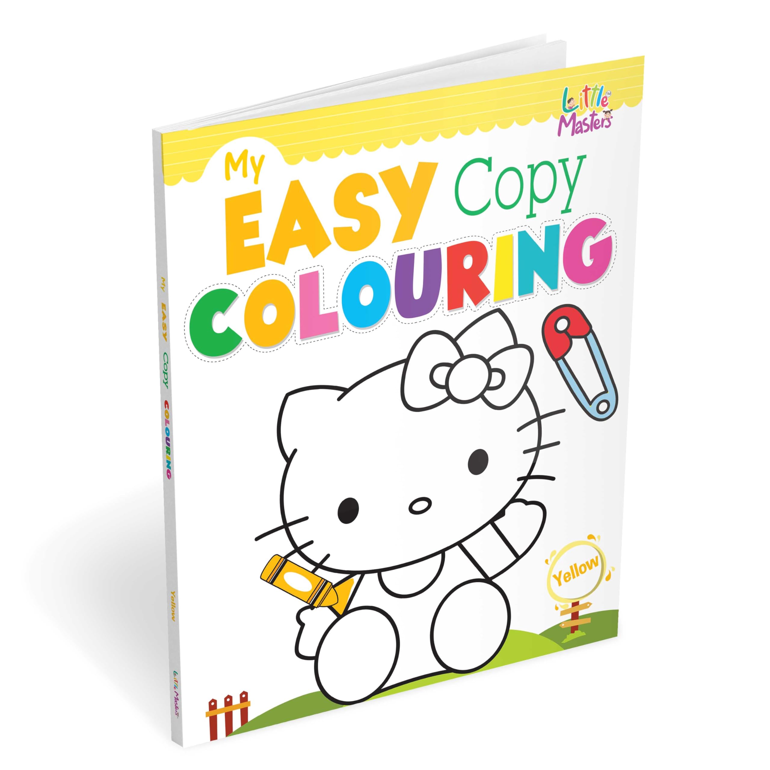 My Easy Copy Colouring  Yellow (Coloring Books For Kids)
