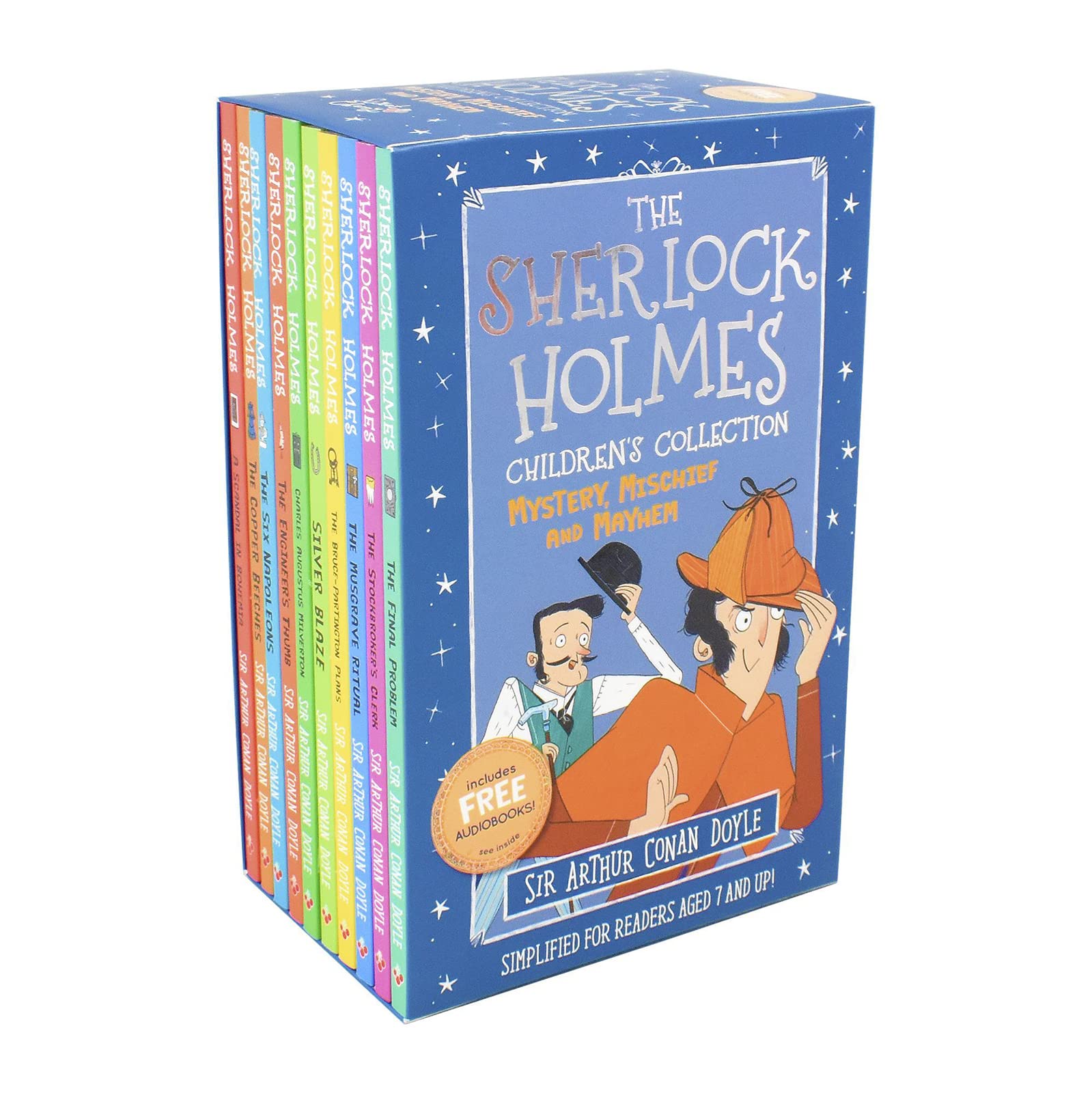 Sir Arthur Conan Doyle Sherlock Holmes Childrens Collection (Series 2)  Mystery, Mischief and Mayhem (Easy Classics) 10 Books 