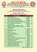 Asia  Important Bare Acts For All India Bar Examination (Aibe) December 2025  Without Short Notes [Set Of 23 Bare Acts]