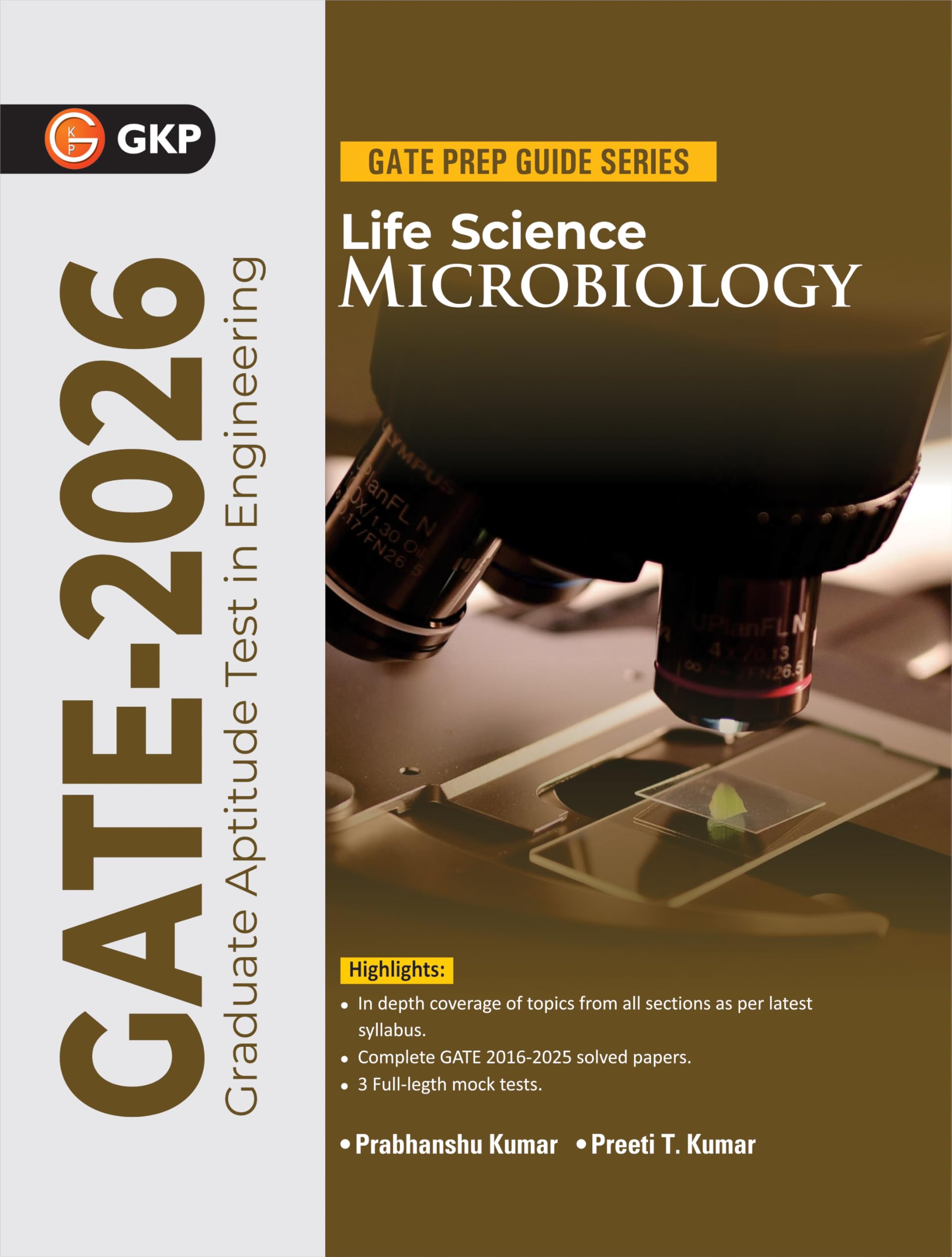 GKP GATE 2026 : Life Science  Microbiology  Guide