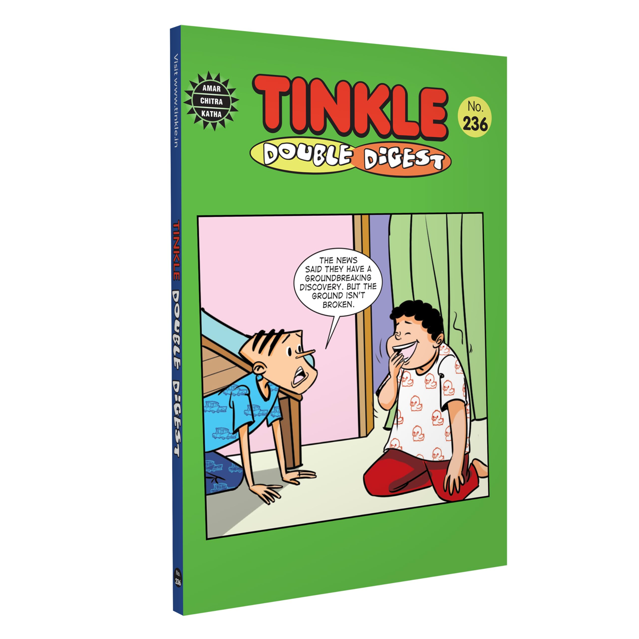 Tinkle Double Digest No. 236 | FunFilled Stories & Comics For Kids | Indian Folktales & Adventures | Illustrated Comic Books | 