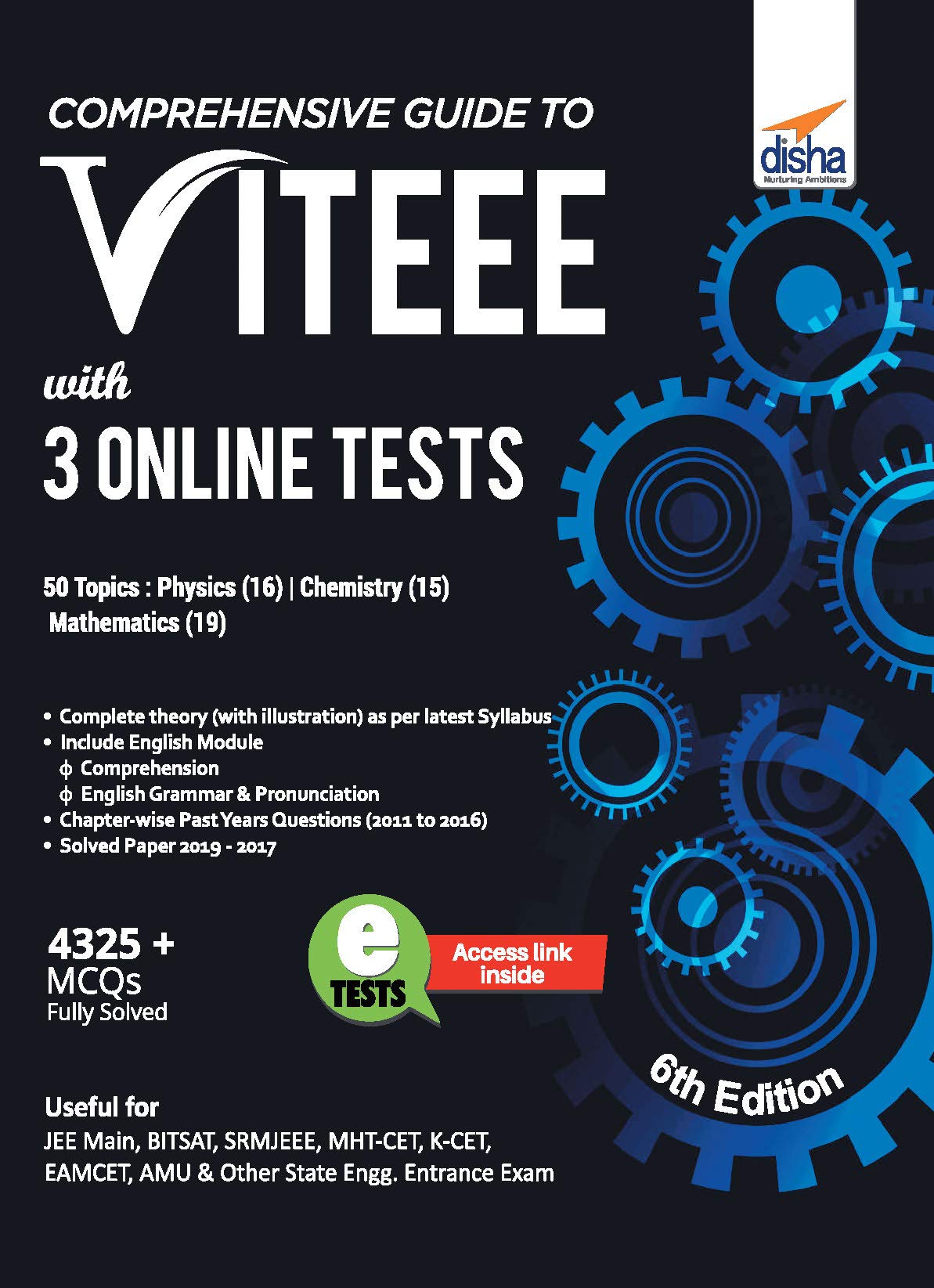 Comprehensive Guide To Viteee With 3 Online Tests 6Th Edition