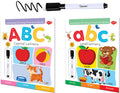 Reusable Wipe And Clean Book | Pack Of 2  Abc Small Letters & Abc Capital Letters | By Sawan [Paperback] Sawan
