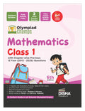 Disha Olympiad Champs Mathematics Class 1 With ChapterWise Previous 13 Year (2013  2025) Questions 6Th Edition | Complete Prep
