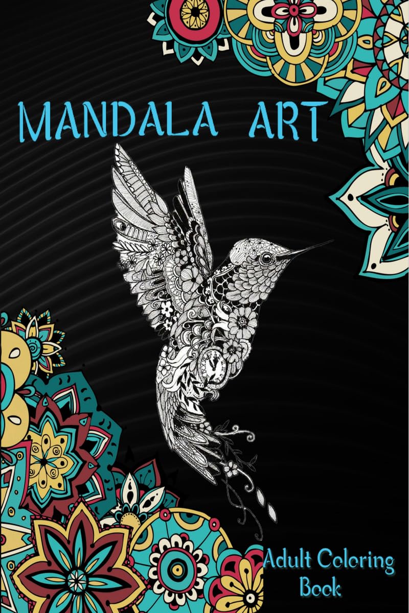 Adult Coloring Book Mandala ART