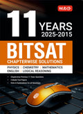 MTG 11 Years BITSAT Chapterwise Previous Solved Question Papers (PYQ Book) For 2026 Exam | 3 Model Test Papers with Explanations