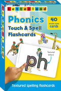 Letterland International Kids Phonics Flash Card Touch & Spell Creative_Thinking Flashcards: Graad R
