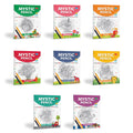 Mystic Pencil BIRDS, FLOWERS, FRUITS, VEGETABLES, FARM ANIMALS, WILD ANIMALS, PEOPLE AT WORK and TRANSPORT book for kids : Mysti