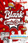 Blank Comic Book : Create Your Own Comics With This Templates for Comics: Over 100 Pages Large. Includes Instructions. Draw Your