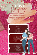 Love Coupons : Romantic & Super Sexy 114 Coupons Book for Him, Her, Wife, Husband, Boyfriend, Girlfriend, Gift : Valentines Day 