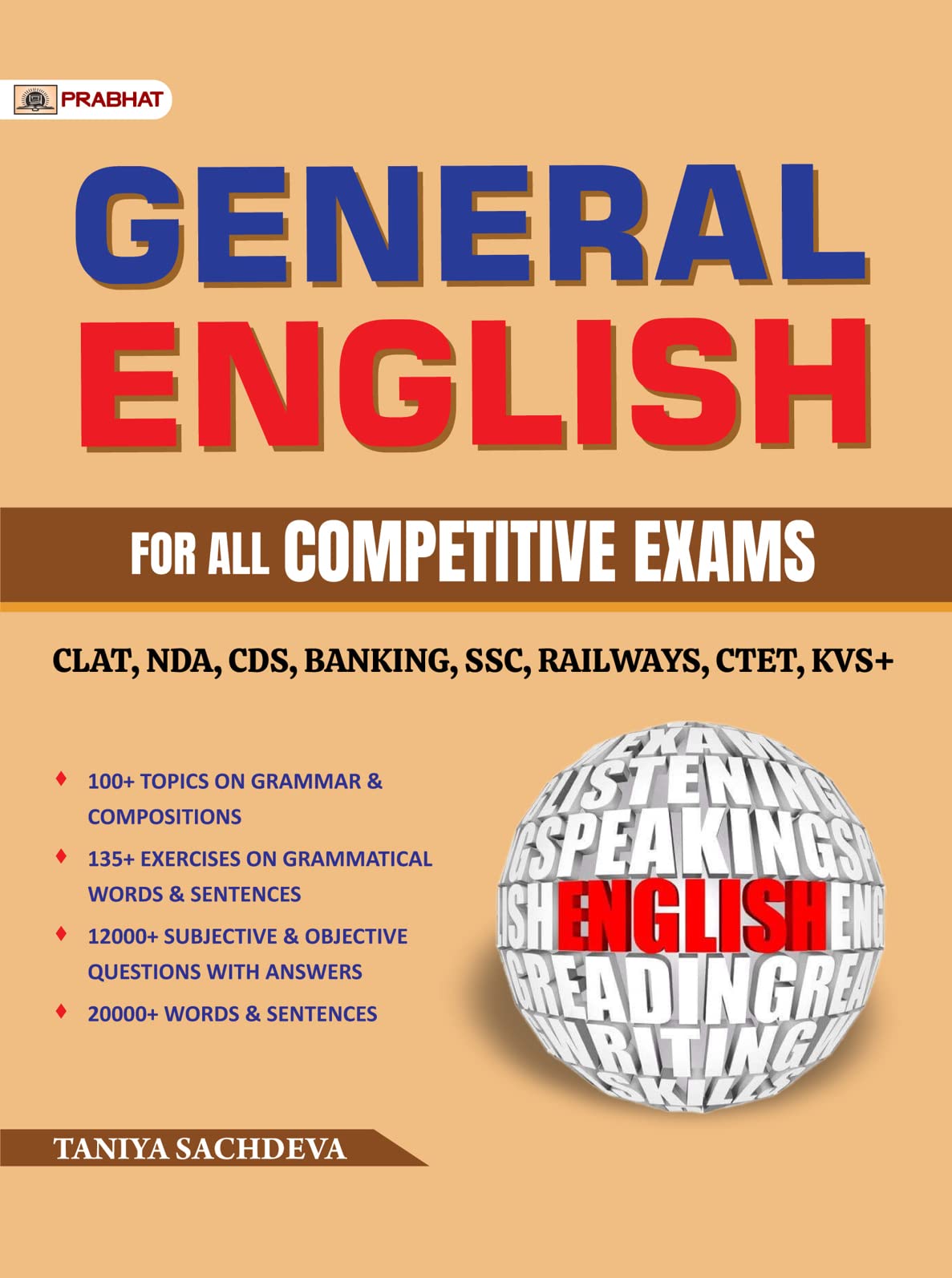 General English Book for all Government & Competitive Exams (Bank, SSC, Defense, Management (CAT, XAT GMAT), Railway, Police, Ci