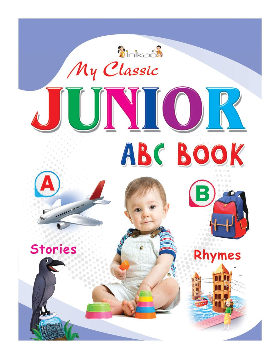 Inikao My Classic Junior Abc Book | Picture Book For Kids Age 3+ Years In English | Look & Learn Book On English Alphabets