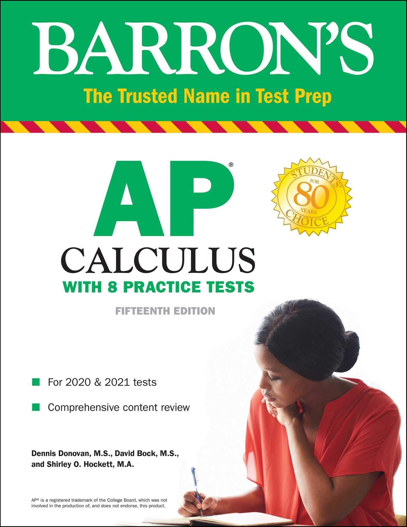 AP Calculus: With 8 Practice Tests (Barrons Test Prep)