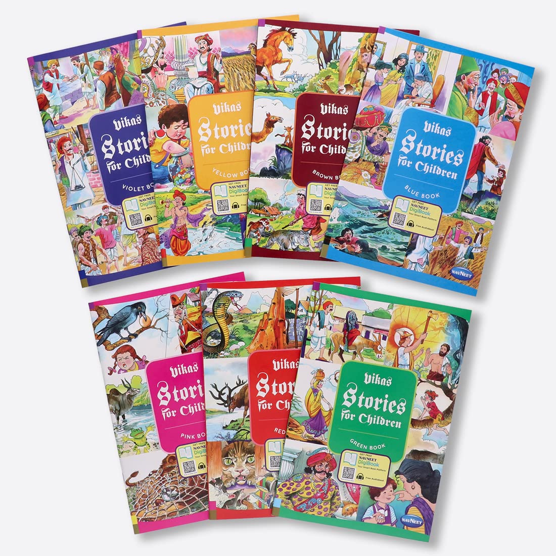 Navneet Stories For Children 7 Books With Colourful IllustrationsRead Aloud StoriesShort Classic Stories With Morals85+ Bedt