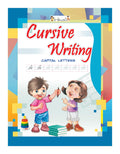 Inikao Cursive Writing Book On Capital Letters For Kids Age 3+ Years | Trace And Write Handwriting Practice Workbook On English 