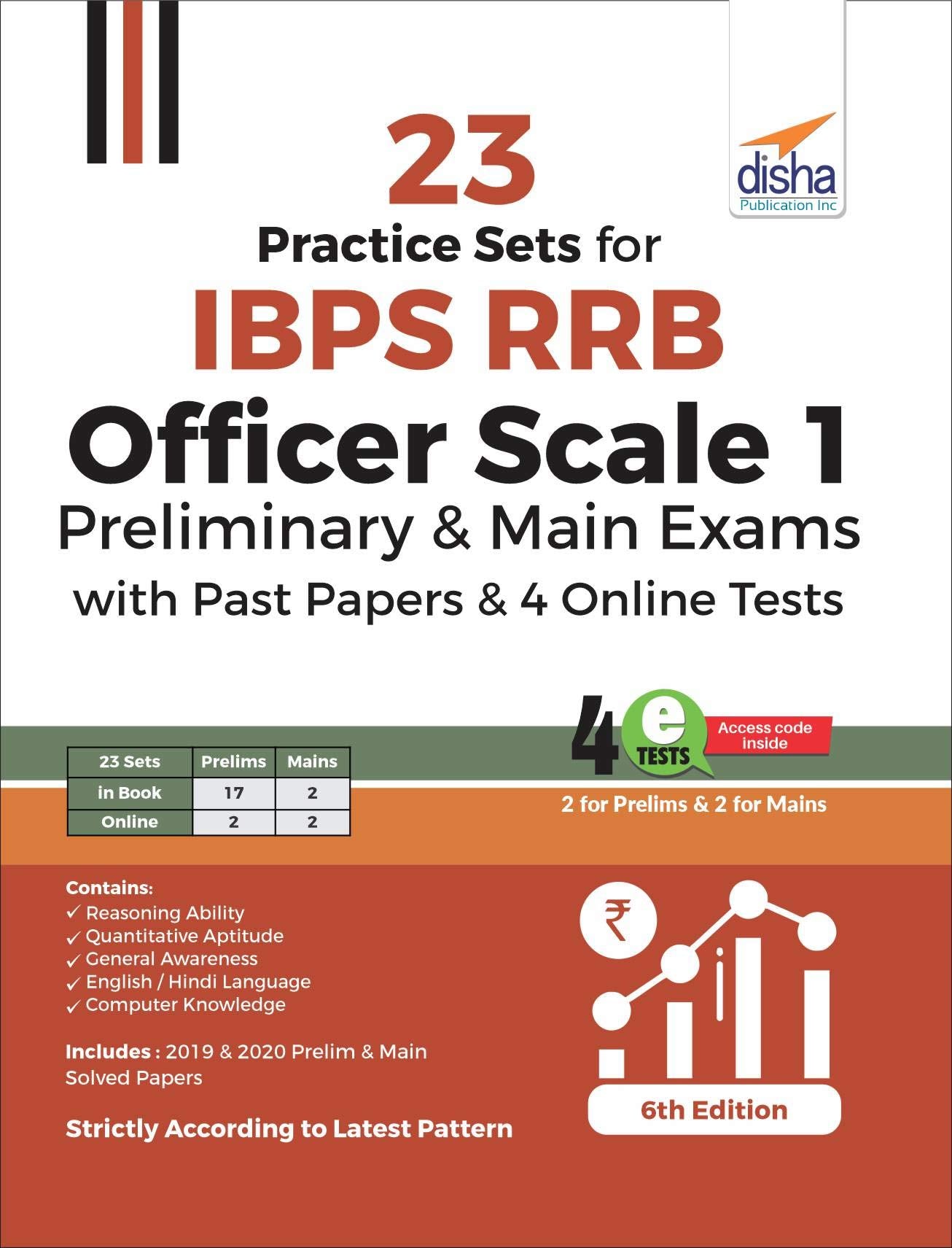 23 Practice Sets For Ibps Rrb Officer Scale 1 Preliminary & Main Exams With Past Papers & 4 Online Tests 6Th Edition