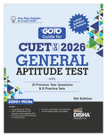 Disha Goto Guide For Cuet (Ug) 2026 General Aptitude Test With 21 Previous Year Questions & 5 Practice Sets 5Th Edition | Pyqs &