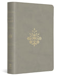 ESV Large Print Compact Bible, Red Letter (TruTone, Stone, Branch Design)