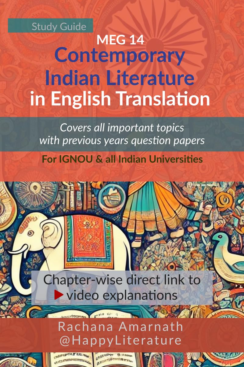 Contemporary Indian Literature in English Translation: Study Guide