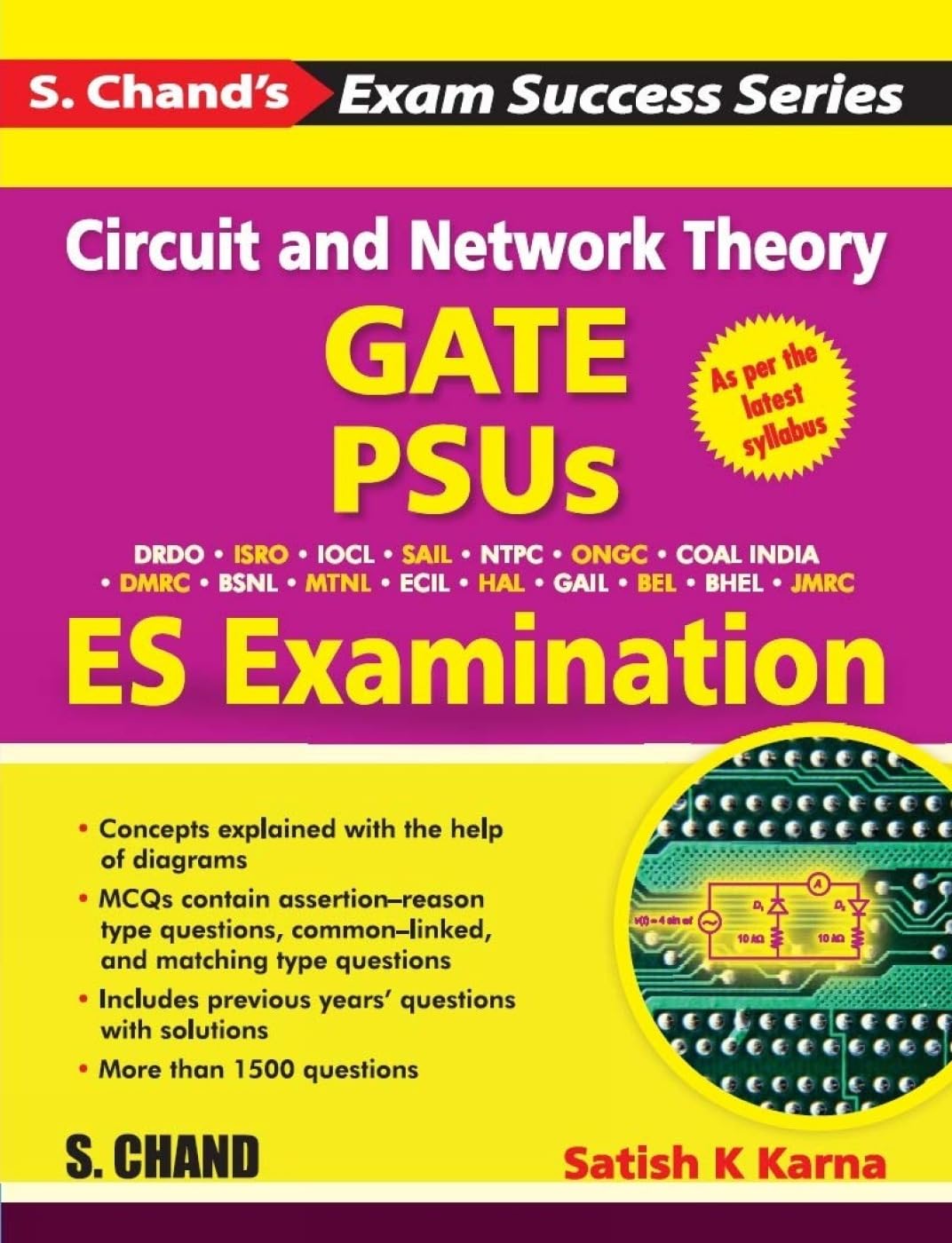 Circuit And Network Theory  Gate, Psus And Es Examination