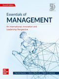 ESSENTIALS OF MANAGEMENT, 11TH EDITION