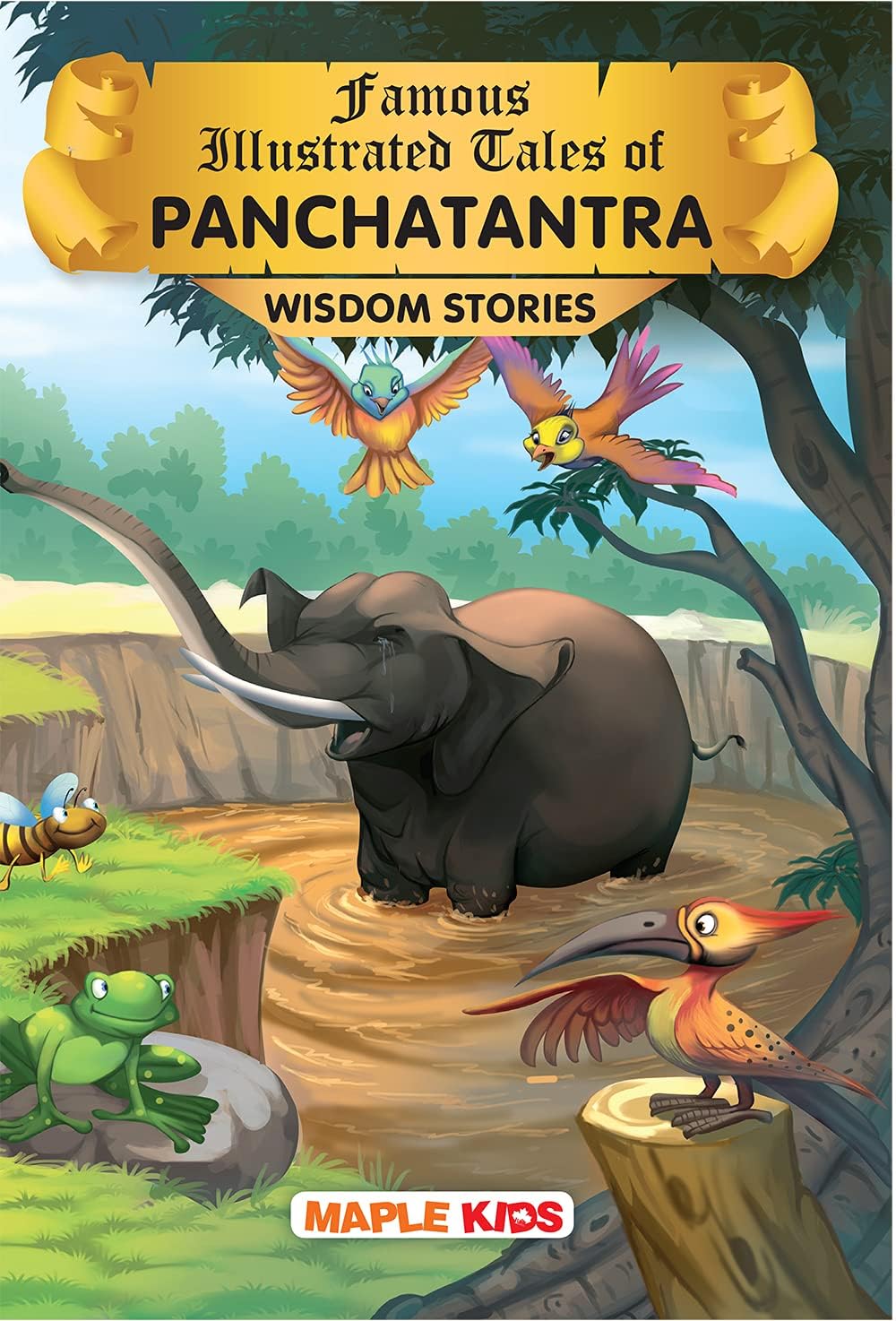 Panchatantra  Wisdom Stories (Illustrated)  Story book for Kids  Short Stories for Children  English Stories with Colourful 