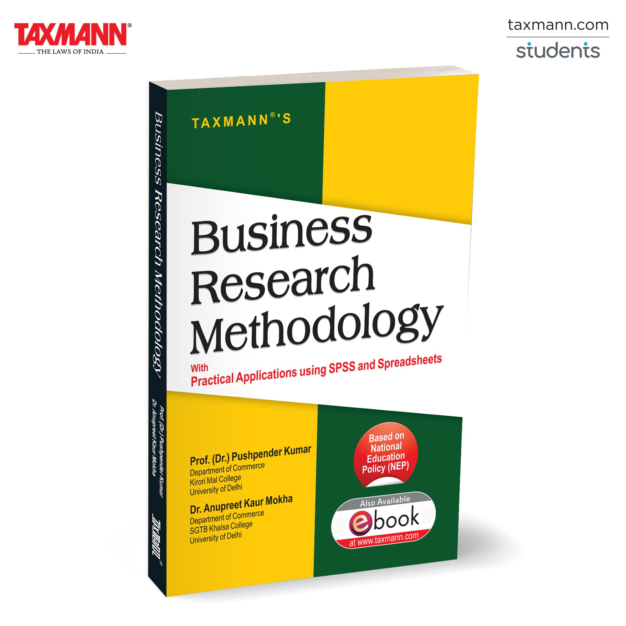 Taxmanns Business Research Methodology [UGCF | NEP]  Studentoriented Textbook for the Entire Business Research Process Using
