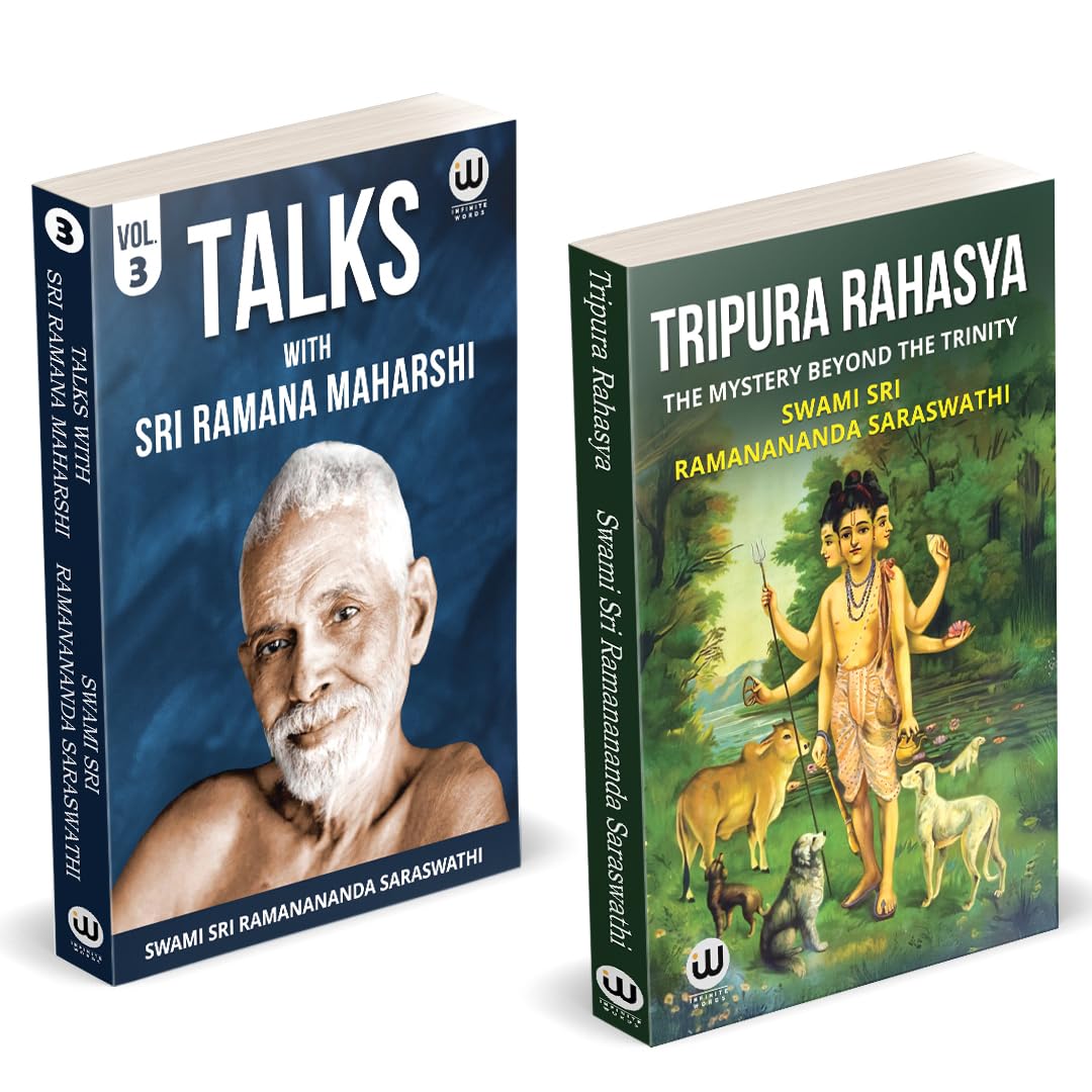 Talks With Sri Ramana Maharshi Volume 3 | Tripura Rahasya | Sri Ramana Maharshi | Sri Ramanananda Saraswathi | Combo Gift Pack S