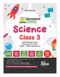 Disha Olympiad Champs Science Class 3 With ChapterWise Previous 13 Year (2013  2025) Questions 7Th Edition | 2026  27 Exam | 