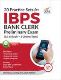 20 Practice Sets For Ibps Bank Clerk Preliminary Exam  15 In Book + 5 Online Tests 6Th Edition