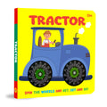 Board Book: Tractor Wheel Book  Wheel books for kids  Board Book for Children Age 13 Years