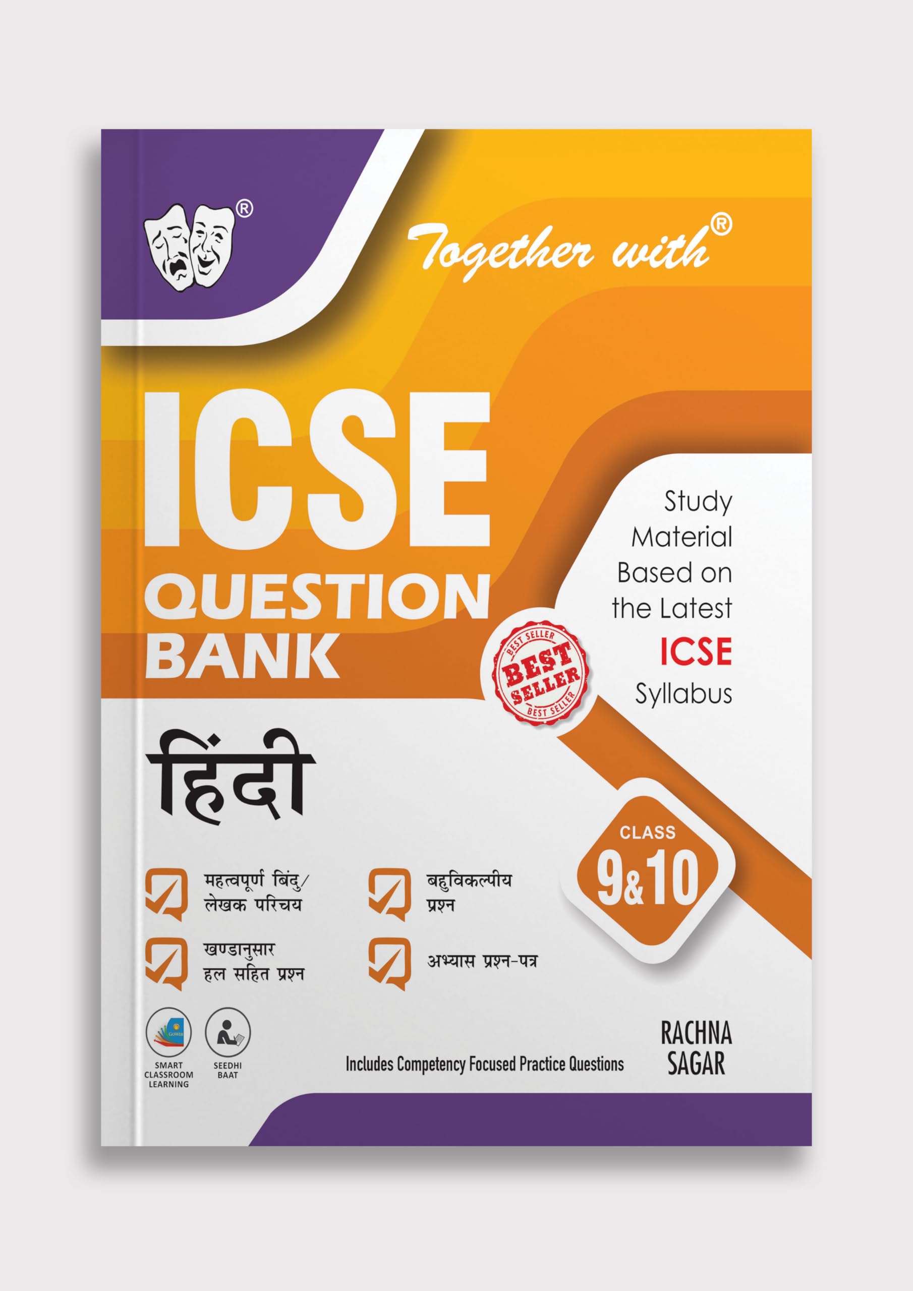 Together with ICSE Question Bank Class 9&10 Hindi for 202526 Board Exams (Chapterwise & Topicwise)