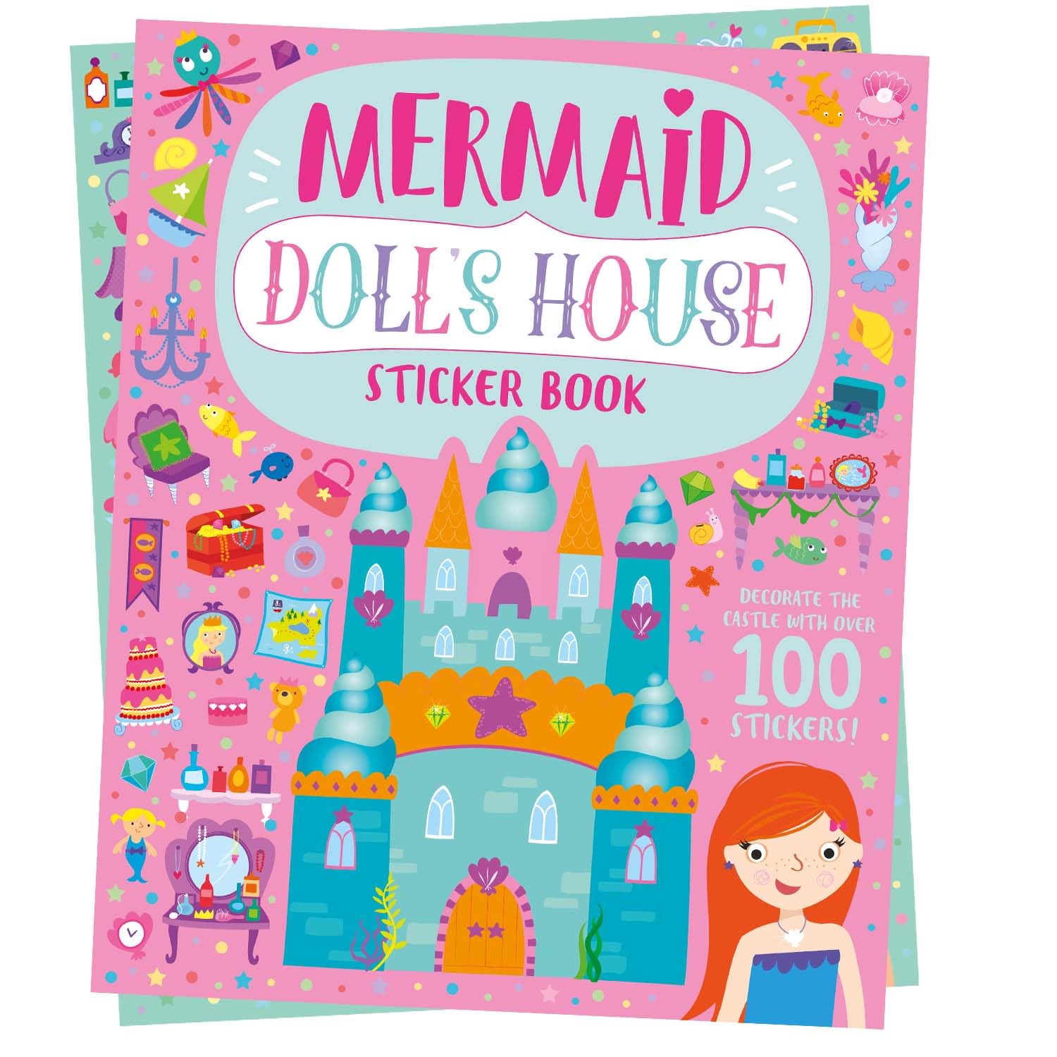Dolls House: Mermaid Dolls House Sticker Book | Underwater Sticker & Activity Book for Kids | Create & Decorate a Magical Mermai