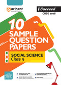 Arihant ISucceed Cbse Sample Question Papers 2026 Social Science Class 9 | 10 Sample Question Papers | Rapid Revision Sheets | 