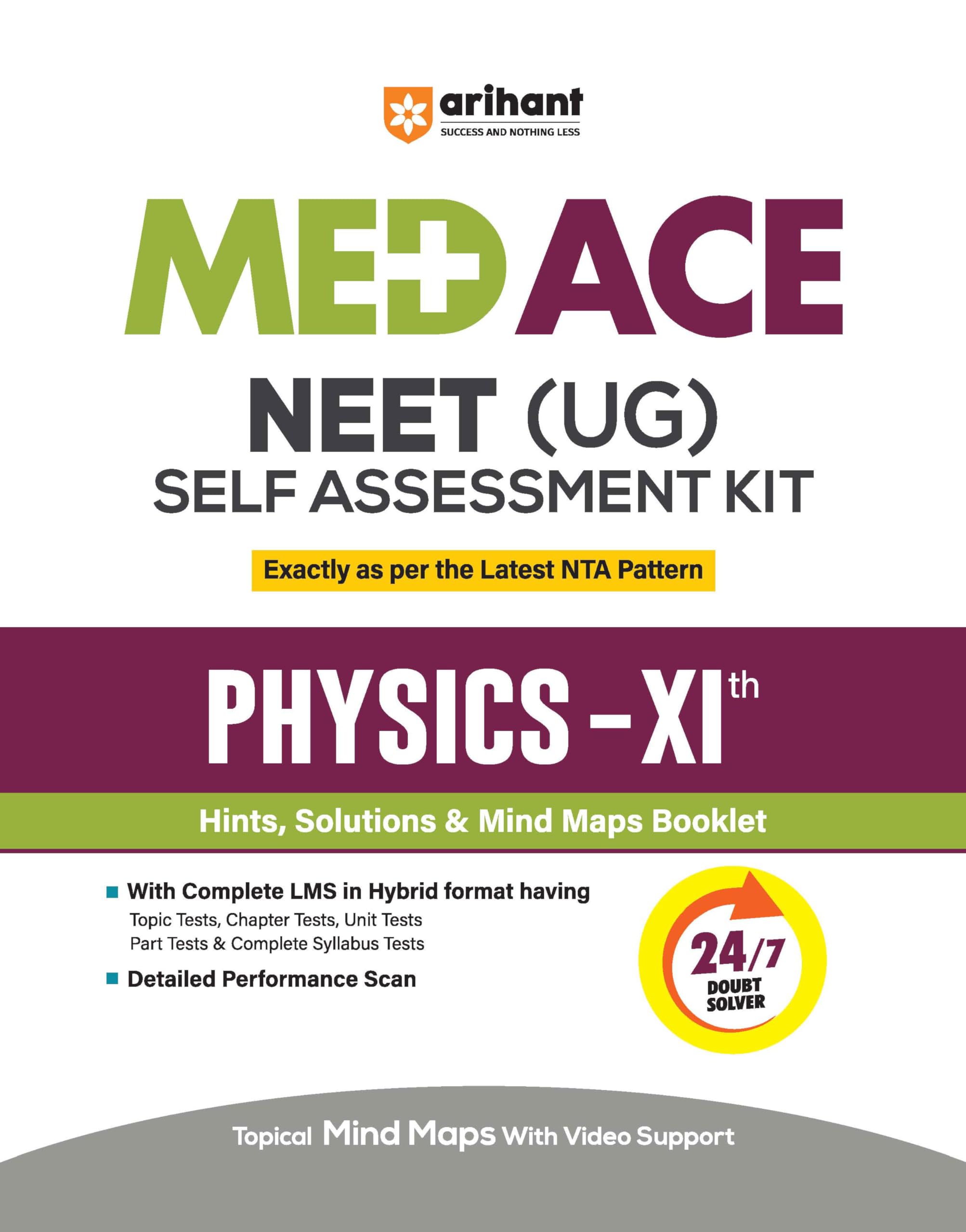 Arihant NEET (UG) Physics Self Assessment Kit For Class 11th 2027 | Latest NTA Pattern Hints, Solutions, Mind Maps Booklet, 36 T